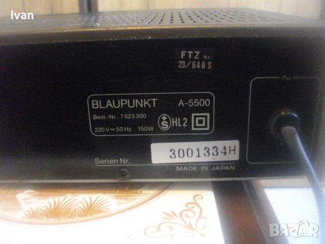ЯПОНСКИ ОРИГИНАЛЕН РЕТРО HIFI УСИЛВАТЕЛ BLAUPUNKT A-5500 HIFI made in JAPAN 1983г-1985г ОТЛИЧЕН, снимка 17 - Ресийвъри, усилватели, смесителни пултове - 54209398