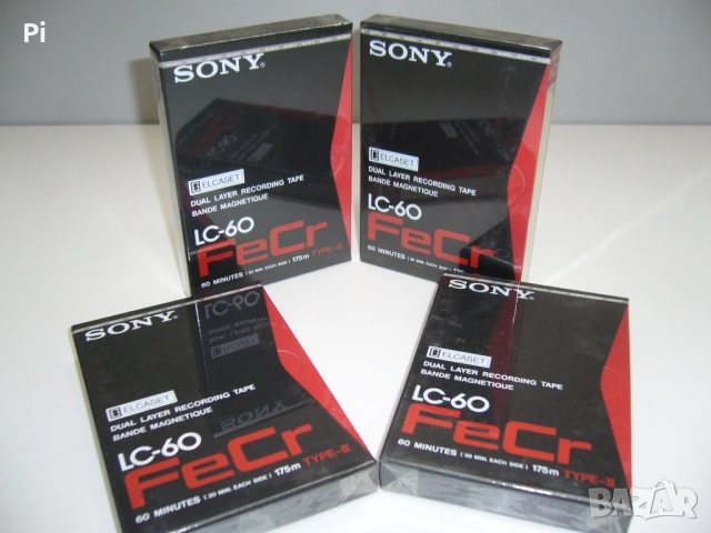 ELCASET LC 60 FeCr Sony - 4 броя, нови, снимка 5 - Други - 54116156