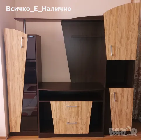 Холна секция (Венге и Маслина Севиля) / Секционен модул за хол, снимка 5 - Секции и витрини - 55696166