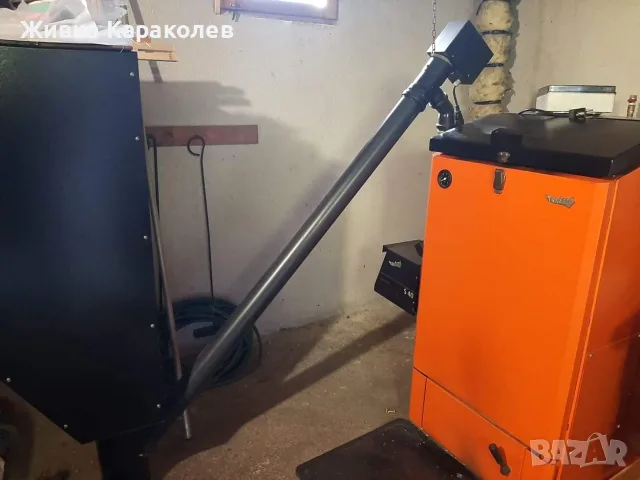 Продавам малко време работил. Пелетен котел 35 кв,за къща, снимка 2 - Други - 55508721