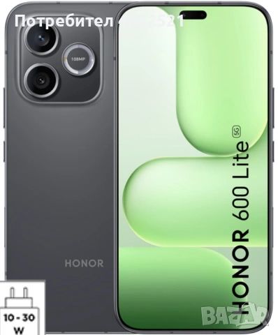 Honor 600 Lite 5G Dual Sim 8GB RAM 256GB - Black, снимка 2 - Други - 55000504