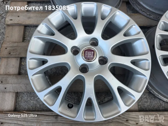 Лети джанти 15ки 4х100 Fiat, снимка 5 - Гуми и джанти - 55179640