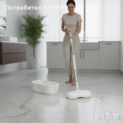 Електрически моп със спрей и центрофуга – за бързо и ефективно почистване, снимка 2 - Мопове, кофи, четки и метли - 55184870