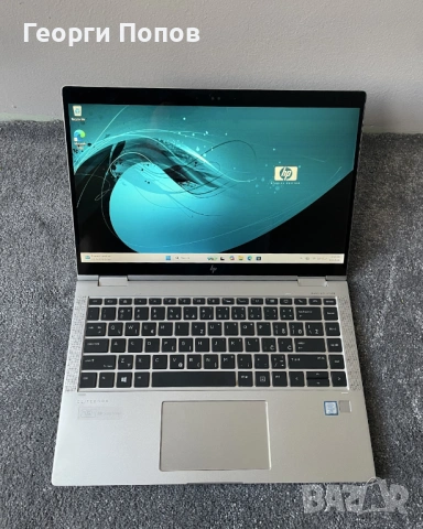 HP EliteBook X360 G5 - 14''TOUCH, Core i5 - 8350u, 8GB RAM DDR4, 256GB NVMe SSD, FULL HD, снимка 3 - Лаптопи за работа - 54750400
