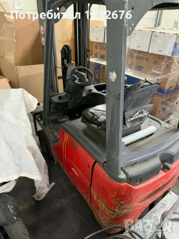Електрокар ,,мотокар LINDE E16C-01 ,2011г., снимка 3 - Индустриална техника - 54066643