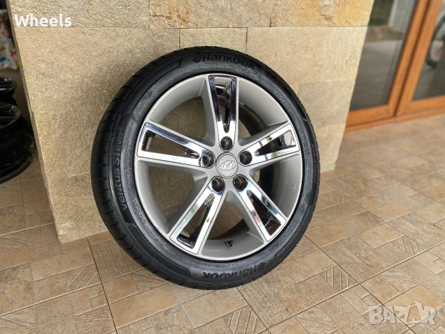 17" 5x114.3 - Hyundai Twin Spoke Original , снимка 3 - Гуми и джанти - 54999304
