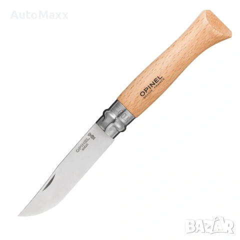 Сгъваем нож Opinel №9 Inox, острие 9 см, бук, 001083, OPINEL
