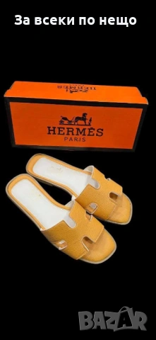 Hermes Дамски Чехли Хермес - Различни Цветове Код E1290, снимка 4 - Чехли - 54130149