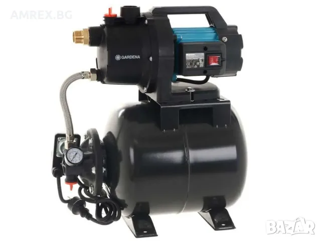Хидрофорна помпа Gardena 3700/4 800W, снимка 3 - Водни помпи - 55374996