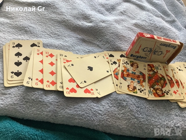 Карти за игра произведено в Германия в добро състояние 32 броя , снимка 5 - Колекции - 54134195