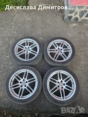 4 бр. лети джанти за АУДИ 18 ски 5/112  8j ет 35  66.5, снимка 5 - Гуми и джанти - 53539402