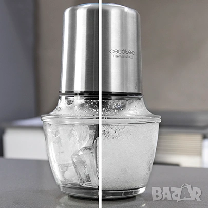 Чопър Cecotec - Titan glass 1000, 1 l, степен, 400W, снимка 3 - Чопъри и пасатори - 55068933