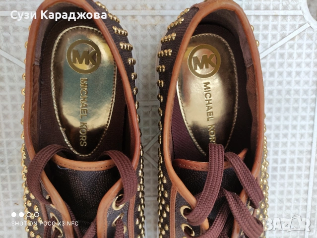 Дамски кецове Michael Kors, снимка 5 - Маратонки - 54824304