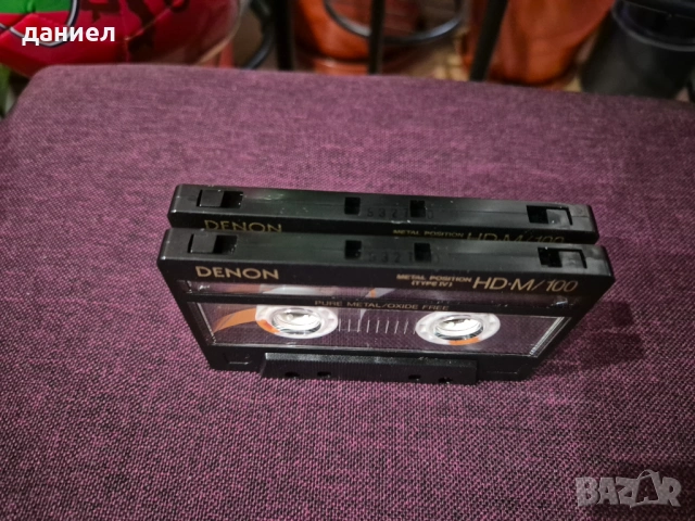 Метални аудио касети DENON HD-M/100 - TYPE IV - метална лента - КАТО НОВИ + подарък, снимка 4 - Аудио касети - 54645972