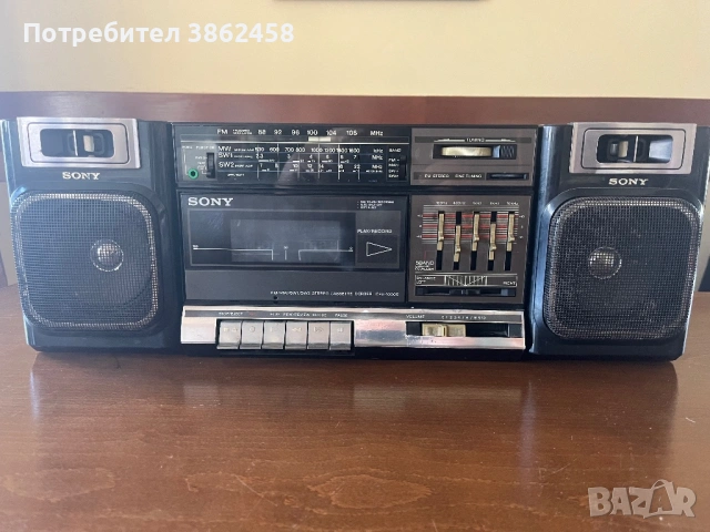 SONY CFS - 1000S ретро касетофон/boombox за ремонт