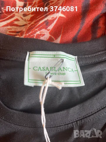 Casa Blanca тениска с цветен принт, снимка 4 - Тениски - 55661365