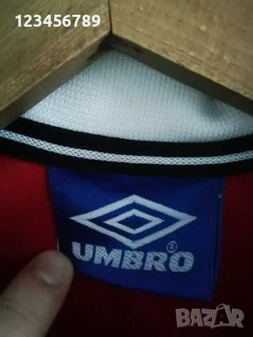 Manchester United Beckham Umbro 1998/1999/2000 оригинална тениска фланелка Бекъм Манчестър Юнайтед, снимка 7 - Тениски - 53438858