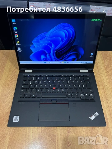 Като нов! Лаптоп Lenovo X13 Yoga touch i5/8GB RAM/256 NVMe, 3 м. гар.