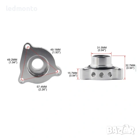 Blow Off Адаптер (Blow Off Valve Adapter) FMSPRN12 за Nissan, Renault, Dacia, Smart, снимка 2 - Части - 55179600
