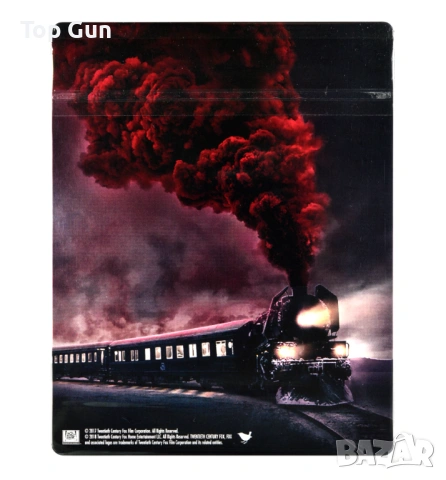 Steelbook Blu Ray Убийство в Ориент експрес Блу Рей метална кутия, снимка 2 - Blu-Ray филми - 49703056