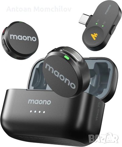 Безжични микрофони MAONO Wave T5 USB-C 2 броя