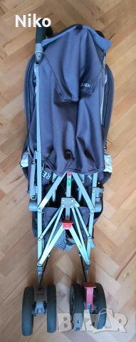Детска количка McLaren Techno XLR цвят Charcoal/Silver, снимка 4 - Детски колички - 55100534