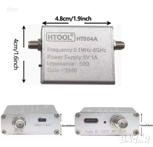 Усилвател HF,VHF,UHF ÷6GHz, снимка 2 - Безжични зарядни - 51847979