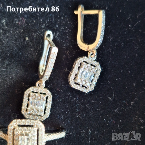 Чисто нов сребърен комплект , снимка 9 - Бижутерийни комплекти - 55032792