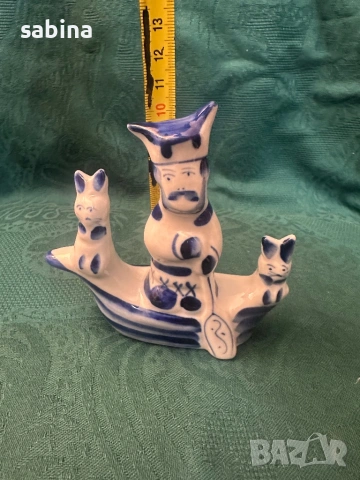 Руски фигурки/статуетки Гжел/Гжель, снимка 8 - Колекции - 52253793