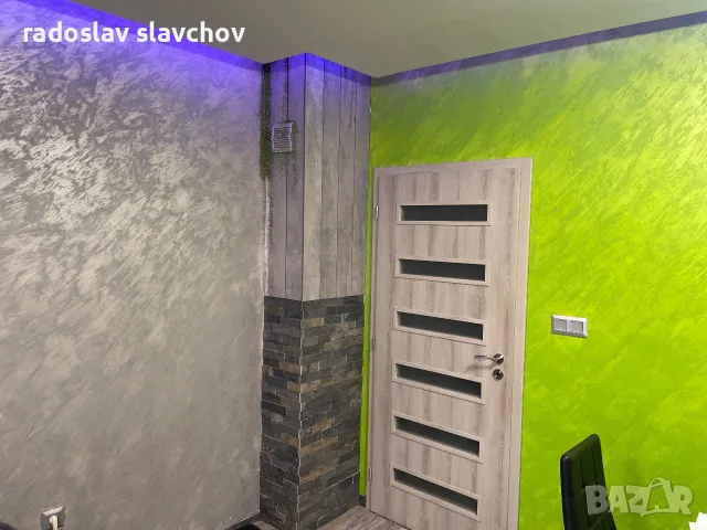 Полагане на пясъчно перлена мазилка, снимка 3 - Бояджийски услуги - 55356394