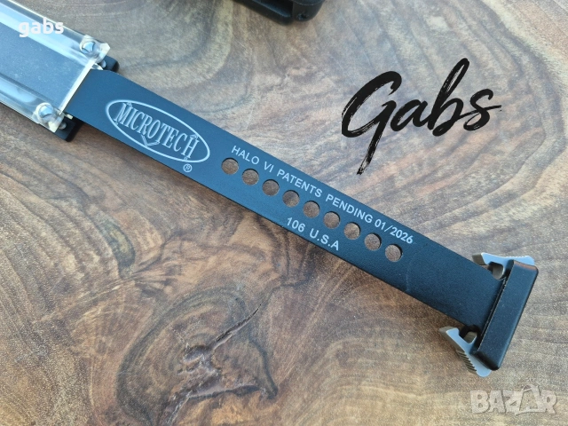 Автоматичен нож Microtech Halo6 2026,прозрачен корпус, снимка 8 - Ножове - 54739335