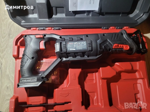 Саблен трион Parkside PSSAP 20-Li Е6, снимка 3 - Триони и циркуляри - 55099954