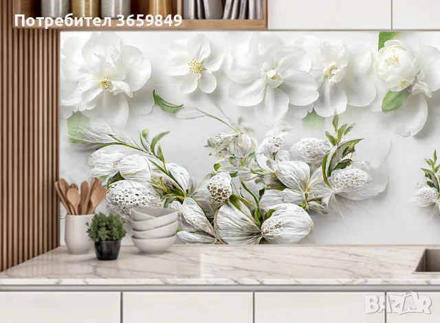 Гръб за кухня от 8 мм МДФ с принт, снимка 9 - Кухни - 50300047