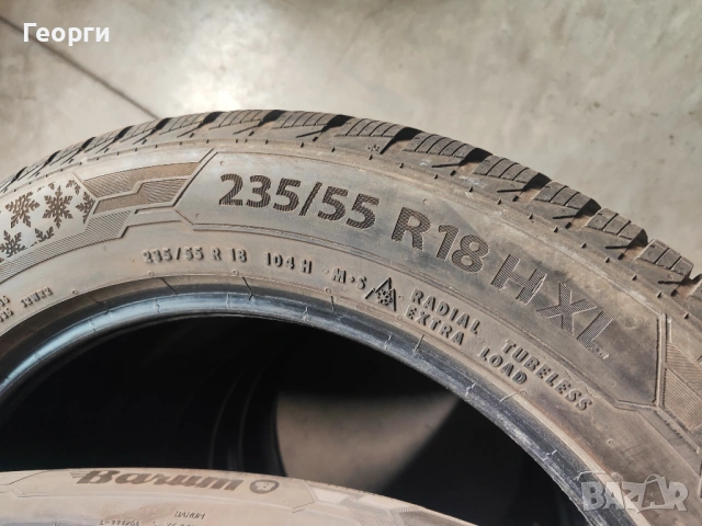 4бр.зимни гуми 235/55/18 Barum, снимка 5 - Гуми и джанти - 54403923