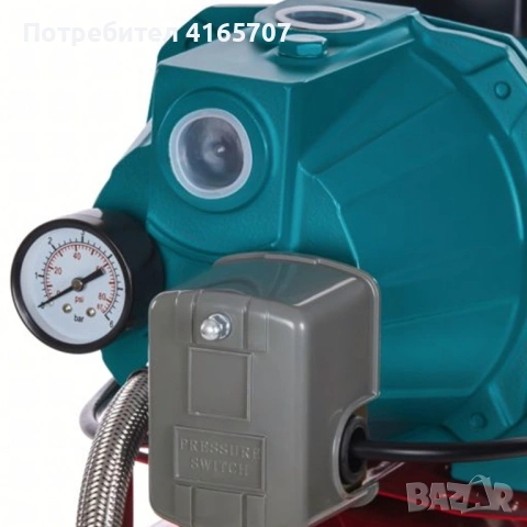 Хидрофорна система с помпа 750W и разширителен съд 50L – Пълен комплект за водоснабдяване и напояван