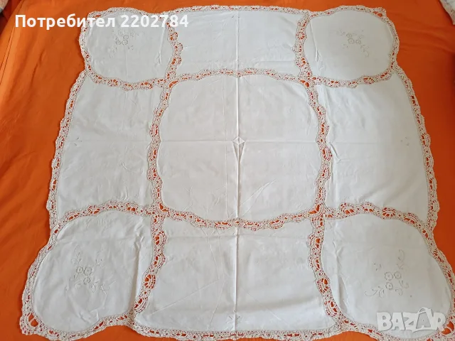 Битови, бродирани карета за маса , снимка 7 - Покривки за маси - 55660861