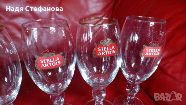 Бирени чаши Стелла Артоа STELLA ARTOIS, 6 бр, 330 мл, снимка 5 - Чаши - 54605804