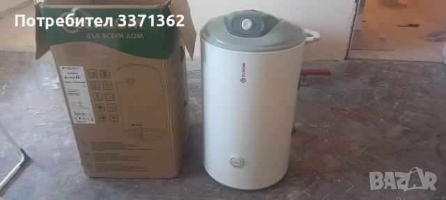 Продавам хоризонтален бойлер 80 л