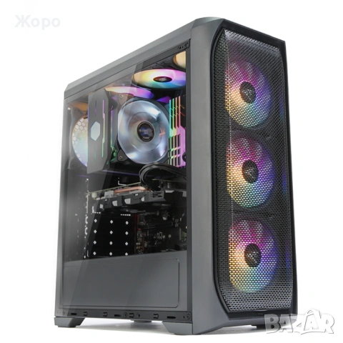 Чистно Нов Геймърски Компютър/ RTX 3080 10GB / Ryzen 5 5600 / 32GB RAM / 1TB NVMe Gen4