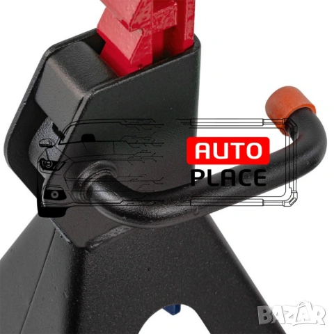 Комплект стойки за автомобил до 2 тона - 276мм / 435мм ROCKFORCE, снимка 3 - Други инструменти - 54036045