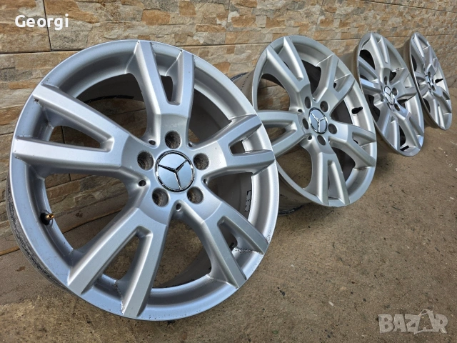 Продавам ОРИГИНАЛНИ Джанти R17 за Мерцедес J7,5 ET 47 5x112, снимка 3 - Гуми и джанти - 55138314