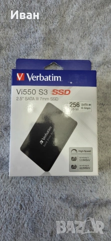 Ново 256GB Verbatim Vi550 S3 Sata3 SSD