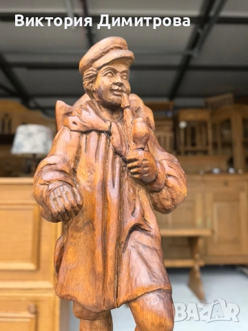 Старинна немска фигура „Kiepenkerl“, снимка 12 - Антикварни и старинни предмети - 54723489
