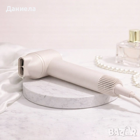 Сешоар за коса с йонизация, 3 скорости, 3 температури и студен въздух 1100W – кремав цвят, снимка 6 - Сешоари - 54974782