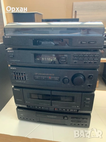 Ретро Hi-Fi Система Sony с Грамофон и Японски Тонко, снимка 11 - Аудиосистеми - 54866260