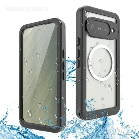 REDPEPPER FS Series за Google Pixel 11 IP68 / IPX8 Водоустойчив Магнитен PC TPU PET Калъф – Черен, снимка 6 - Калъфи, кейсове - 55688502