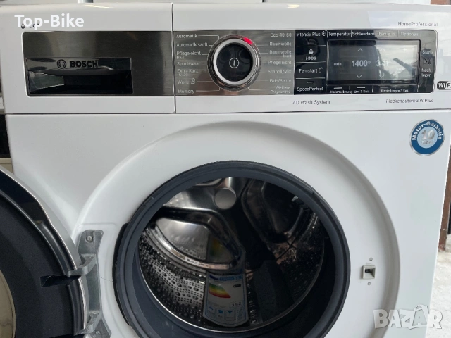 Пералня Bosch Serie 8 HomeProfessional i-DOS Wi-Fi 9кг, снимка 10 - Перални - 54636567