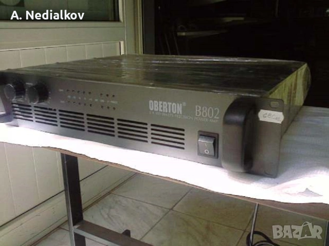 Oberton B802 power amplifier, снимка 3 - Други - 54999535