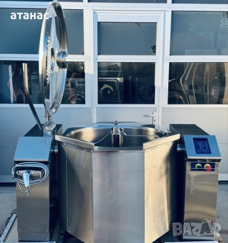 Обръщателен казан/Автоклав Metos с бъркалка 300 литра РАБОТИ НА ПАРА