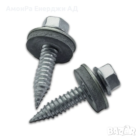 Самонарезeн винт за метал, с шестостенна глава, ф6.3х25мм, уплътнителна шайба